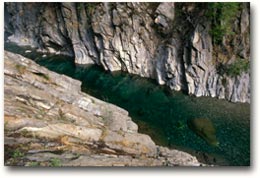 Le limpide acque del torrente S.Bernardino