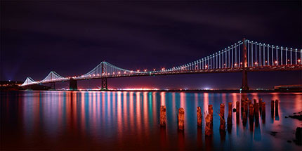 "The Bay Lights" di San Francisco compie un anno