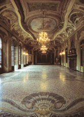 Il salone di palazzo Estense