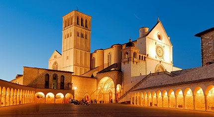 Assisi di sera