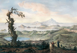  P. Fabris, I Campi Flegrei dall’Epomeo, 1776