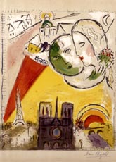 Chagall, Le Dimanche 1954