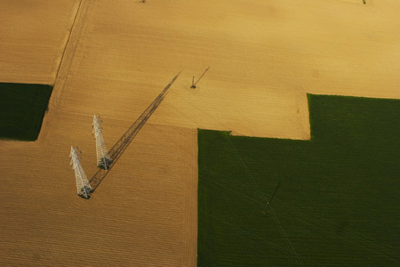 La campagna coltivata fra Cornate e Verderio  