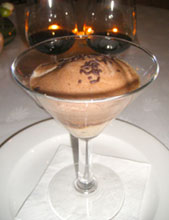 Parfait di Torroncino con Mousse di Cioccolato Bianco