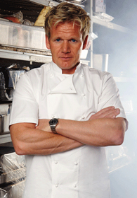 Lo chef britannico Gordon Ramsay 