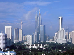 Kuala Lumpur, volto occidentale
