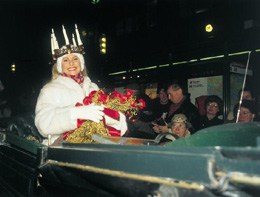 Festa di luce la Lucia svedese 