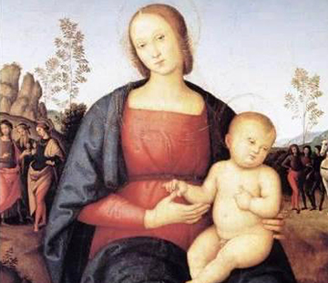 La 'Madonna con il Bambino' di Pietro Vannucci detto 'il Perugino'