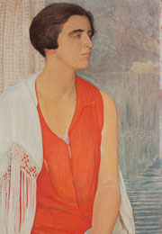 Ernest Biéler, Ritratto di Renée Borel (1910-1972), part., 1929
Collezione privata 

