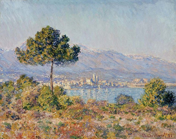 Claude Monet, Antibes vista dal Plateau Notre-Dame, 1888
