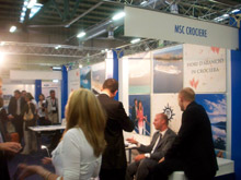 Lo stand di MSC