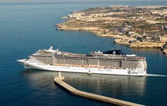 La nave Msc Splendida