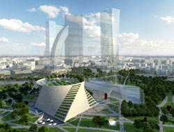 Il progetto del museo in un’immagine rendering. © Studio Daniel Libeskind