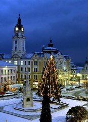 Natale a Pecs, città universitaria nel Sud dell'Ungheria