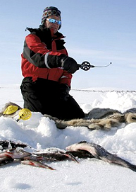 La pesca sul ghiaccio