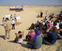 Tè (e buoni vini binachi tunisini) nel deserto