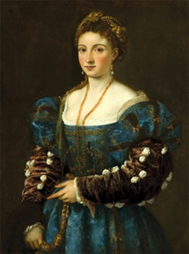 Tiziano Vecellio, La Bella, 1536
Firenze, Galleria Palatina di Palazzo Pitti © Ministreo per i Beni e le Attività culturali