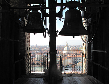 Ammirare Torino dalla Torre campanaria