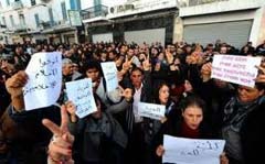 Proteste in Tunisia