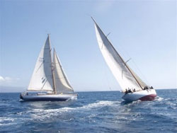 In vela sull'isola d'Elba